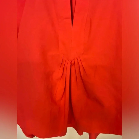 Pomander Place Red Finley Flutter Short Sleeve Top Size XS - Picture 8 of 10
